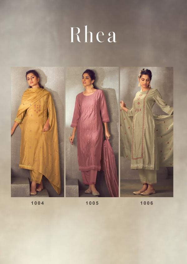 7 Pearls Rhea Designer Kurti Pant With Dupatta Collection